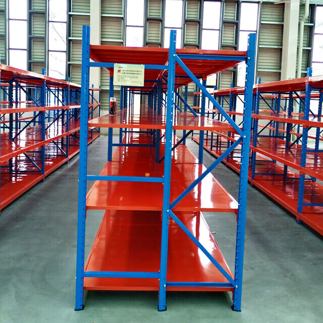 Estantes de plataforma de acero de almacén ajustables con instalación de extensión