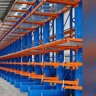 Estantería voladiza de un solo lado de servicio pesado galvanizada para almacenamiento