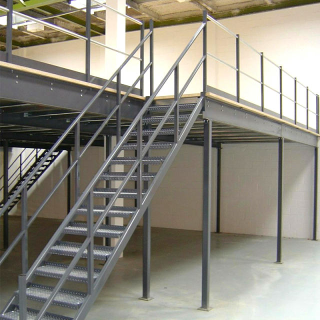 Plataforma de acero inoxidable de almacenamiento modular interior